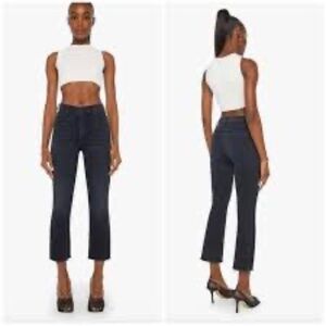 Mother The Hustler Ankle Fray Jeans Encounters At Night Women's Sz 27 x 26"